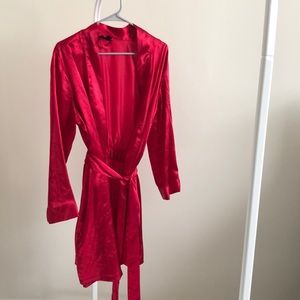 Red Satin Robe